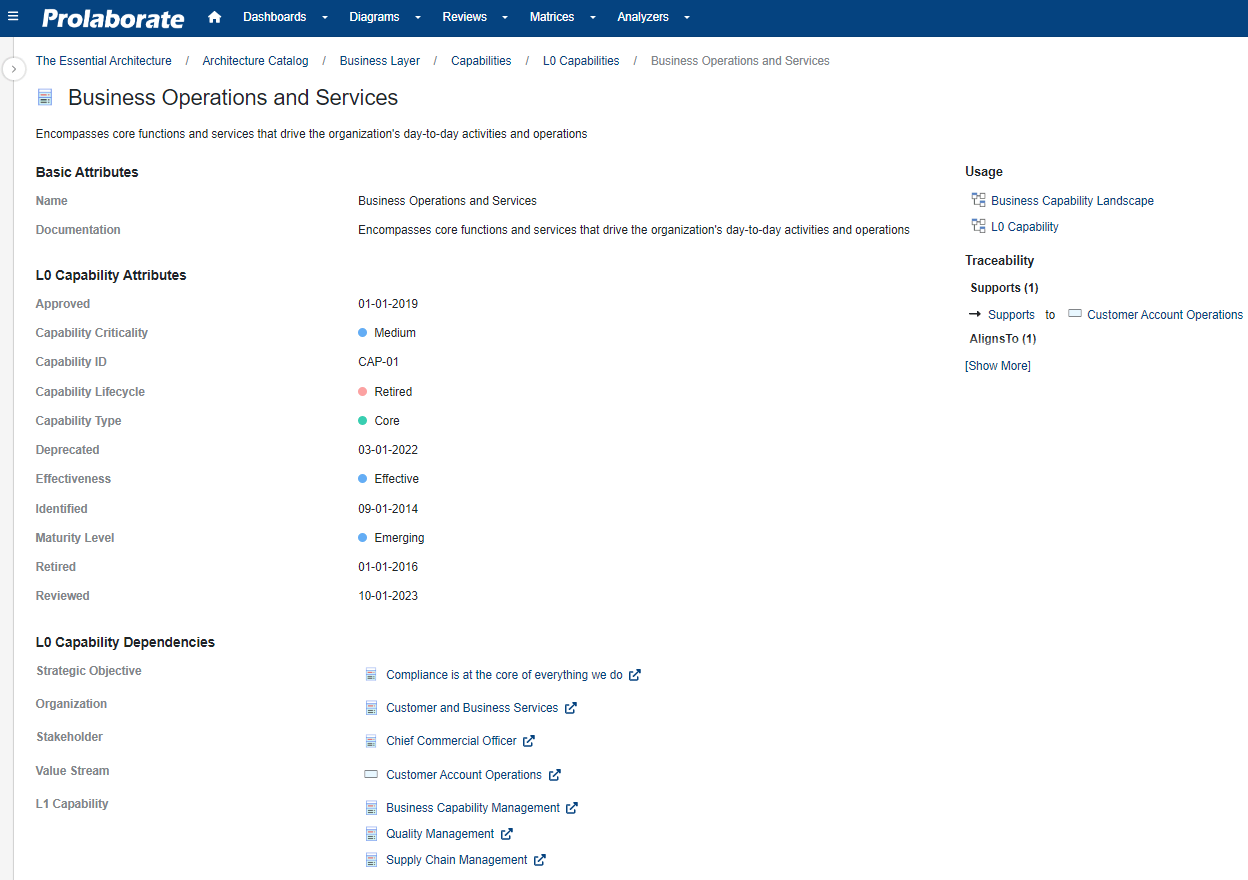 Capability Page