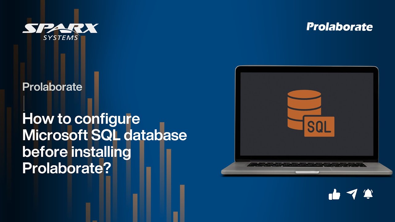 How to install Prolaborate (Microsoft SQL server)