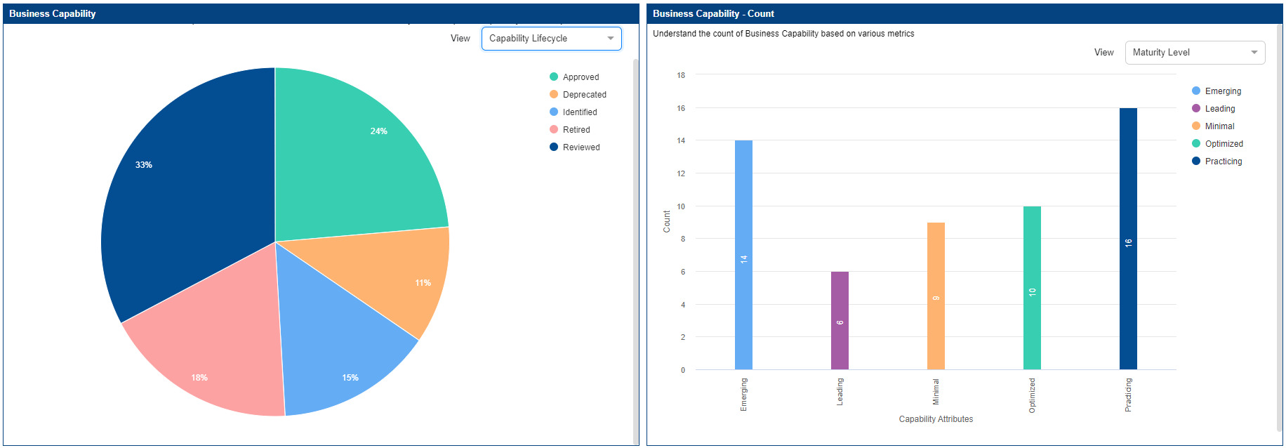 Pie and Column Charts
