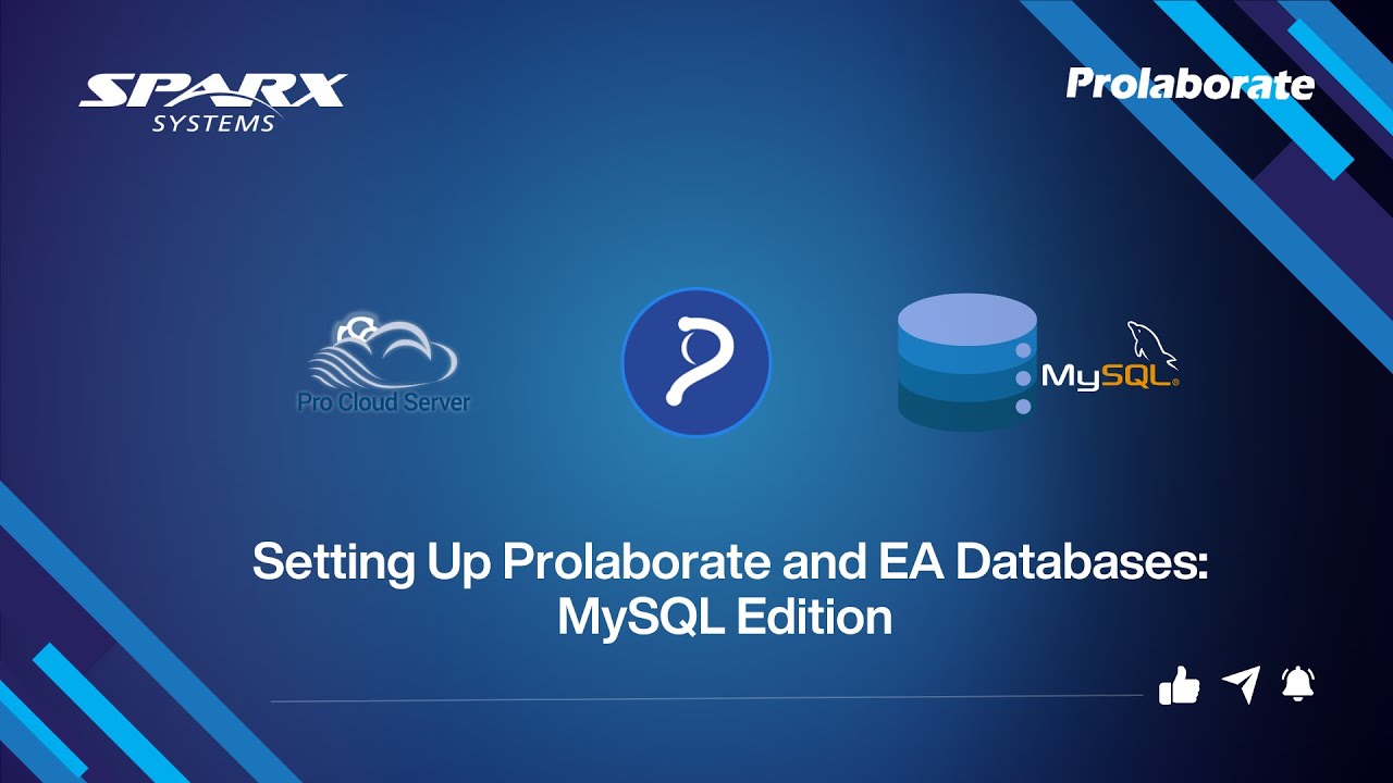 Setting Up Prolaborate and EA Databases MySQL Edition