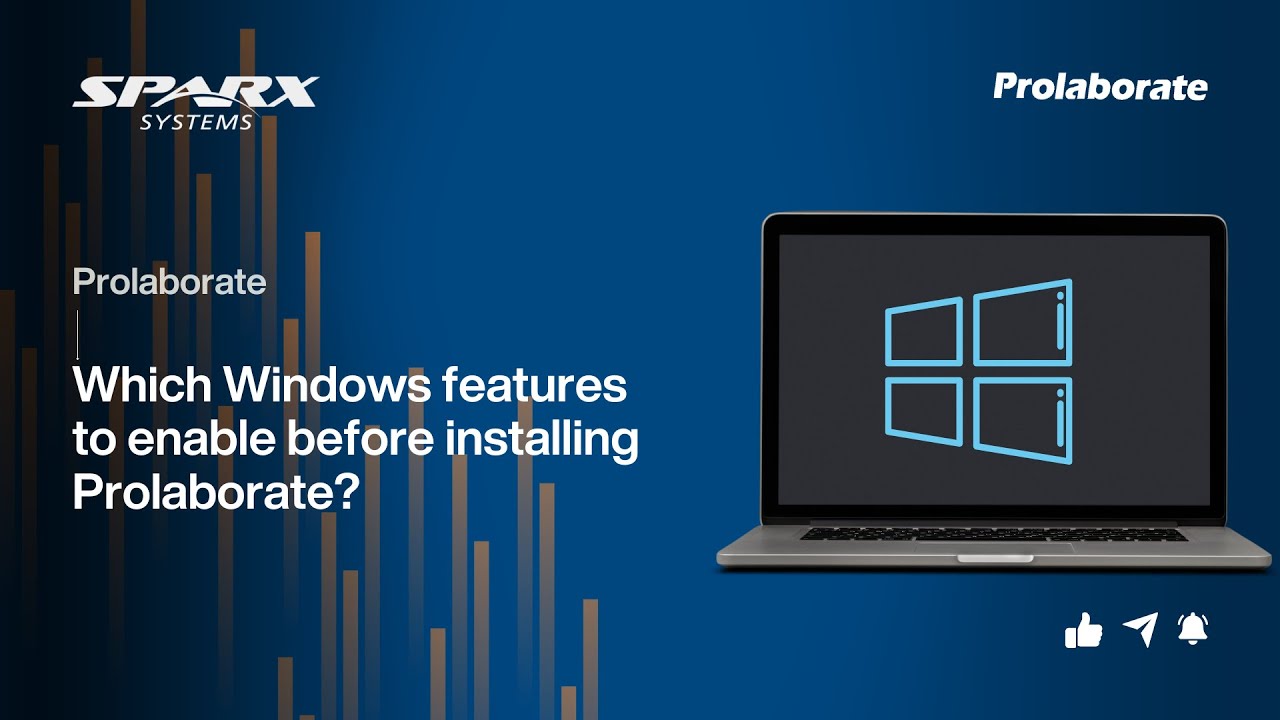 Which Windows features to enable before installing Prolaborate