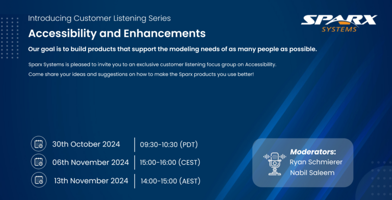 Learn about the upcoming Customer Listening Series event and how your participation and story can help shape future releases.